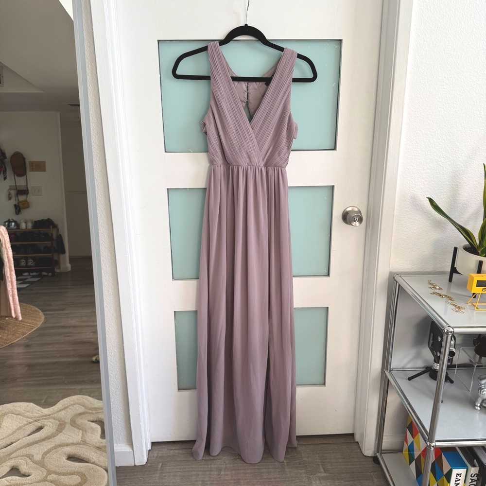 Pale Mauve Bridesmaid dress